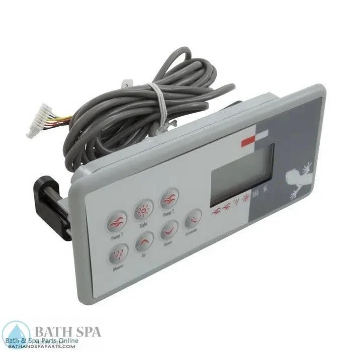 Gecko TSC-8/K-8 7-Button Spa Topside Panel For 2 Pumps Large Rectangular LCD Screen Spa Parts: Spa Topside Panels (Gecko Topside Panels) 58-337-1566_XL