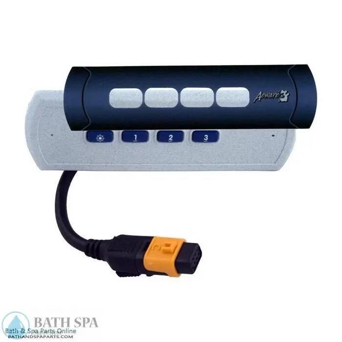 Gecko IN.K100 4-Button Spa Topside Panel Auxiliary 3 Output BDLK1003OP Discontinued Spa Parts: Spa Topside Panels (Gecko Topside Panels) 58-337-1600_XL