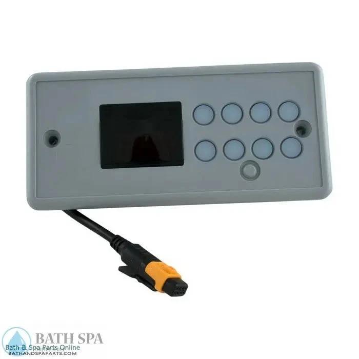 Gecko TSC-35-AE 6 Button Topside Control Panel 3 Output Large Rectangle Without Overlay 0607-007028 Spa Parts: Spa Topside Panels (Gecko Topside Panels) 58-337-2034_XL