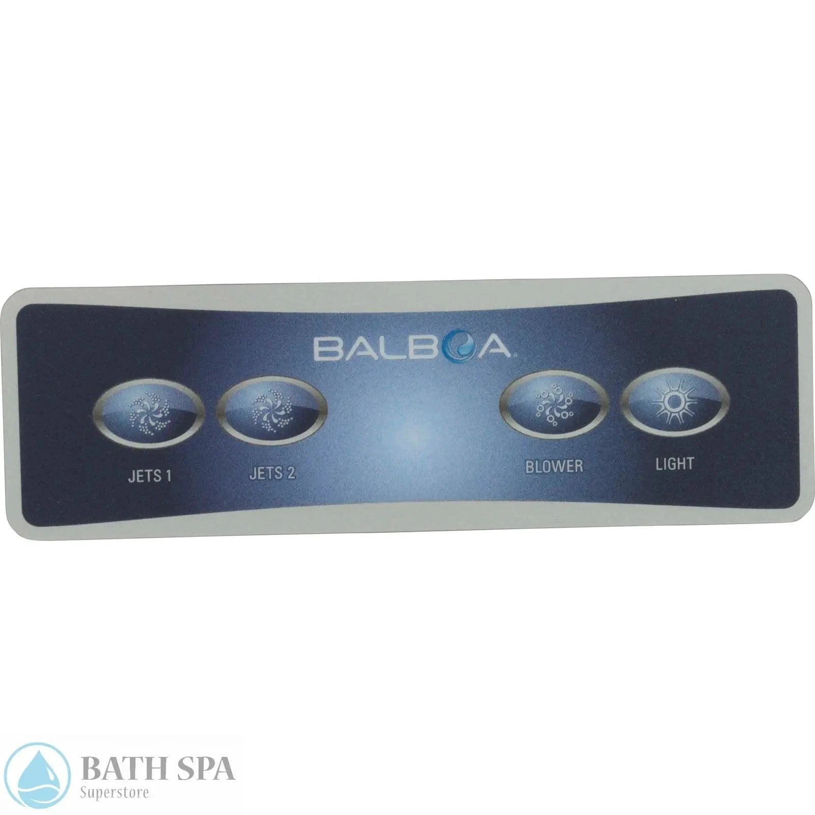Balboa 4-Button Euro 4 Auxiliary Topside Panel Overlay (10559) Spa Parts: Spa Topside Panel Overlays (Balboa) 58-355-7800_XL_462d9ba9-5064-4e4f-be62-2164ac6058d0