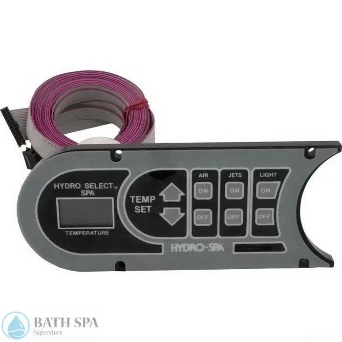 Hydro Spa Select 8-Button Topside Control Panel (341067) Spa Parts: Spa Topside Panels 58-577-1000