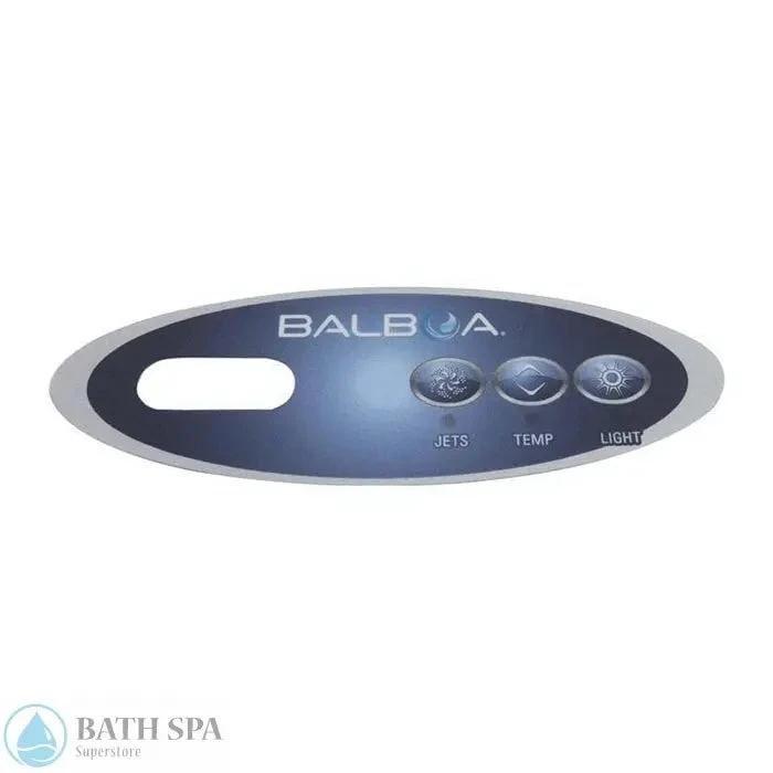Balboa 3-Button E3 VL240 Topside Panel Overlay (11219) Spa Parts: Spa Topside Panel Overlays (Balboa) 581381249