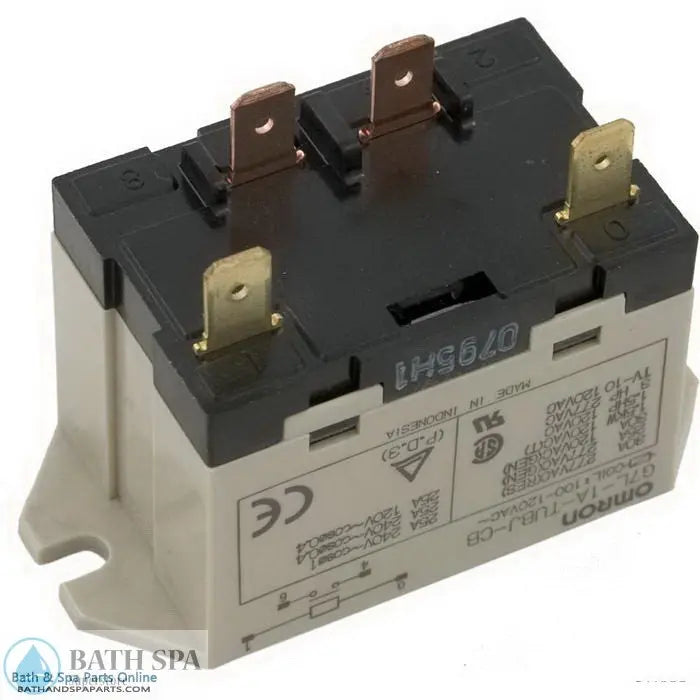 Omron Relay, SPST, 120v, 30A (G7L1ATUBJCB120) Electrical: Relays/Contactors 60-584-1000_xl