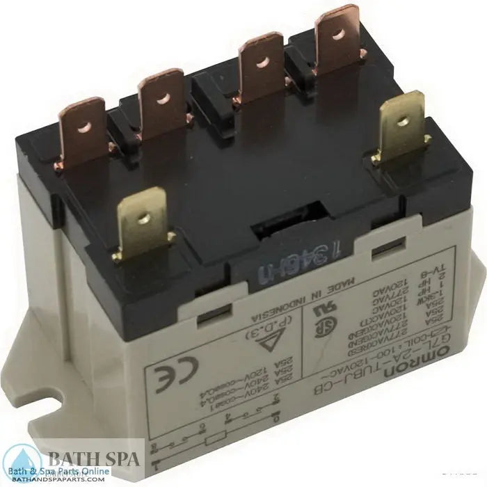 Omron Relay, DPST, 120vac Coil, 25A (G7L2ATUBJCB-120) Electrical: Relays/Contactors 60-584-1005_xl