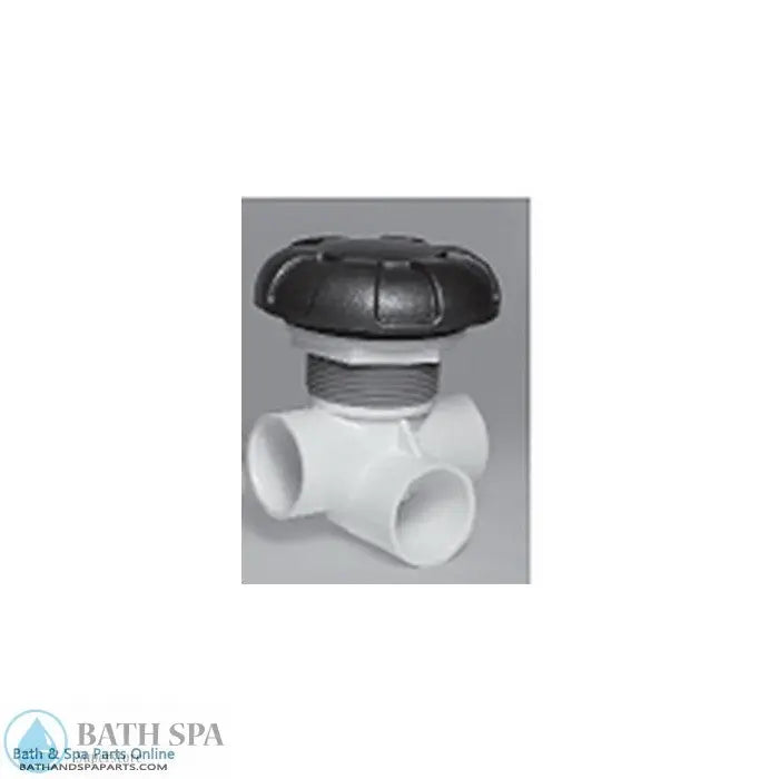 Waterway 1" 6-Spoke Horizontal Dual Port Diverter Valve (600-4420) PVC Plastic Fittings & Valves: Valves - Diverter Valves 600-4420