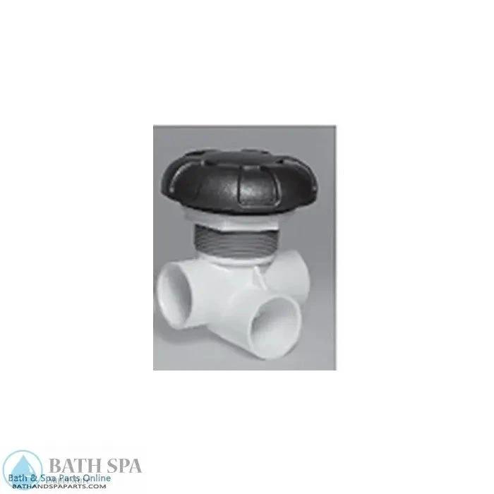 Waterway 1" 6-Spoke Horizontal Dual Port Diverter Valve (600-4420) PVC Plastic Fittings & Valves: Valves - Diverter Valves 600-4420