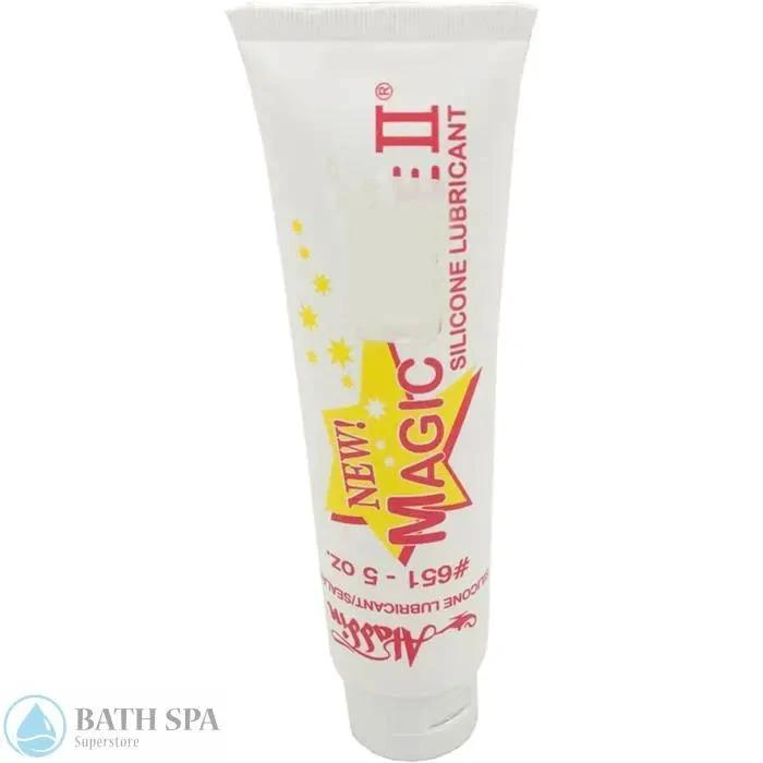 Magic Lube II 5 Oz Tube Multipurpose Sealant And Lubricant Teflon Silicone Non Melting With Fiber Maintenance Products 651
