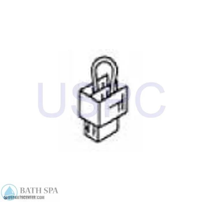 For bypass of door interlock on 602-624 and 6UR boards (wires not included). Spa Parts 6560-890