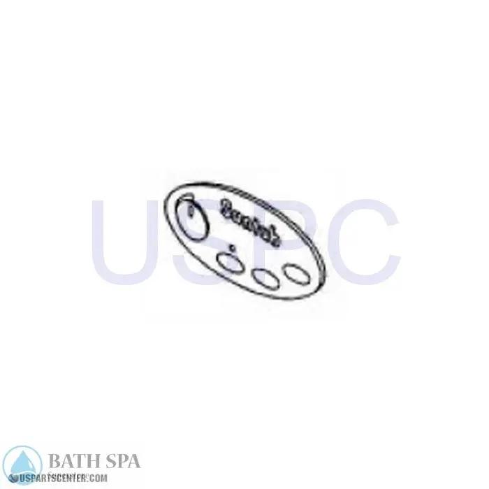 Sundance - 4/96-4/98 400 Suntub SV/DV Control Panel Spa Parts 6600-051