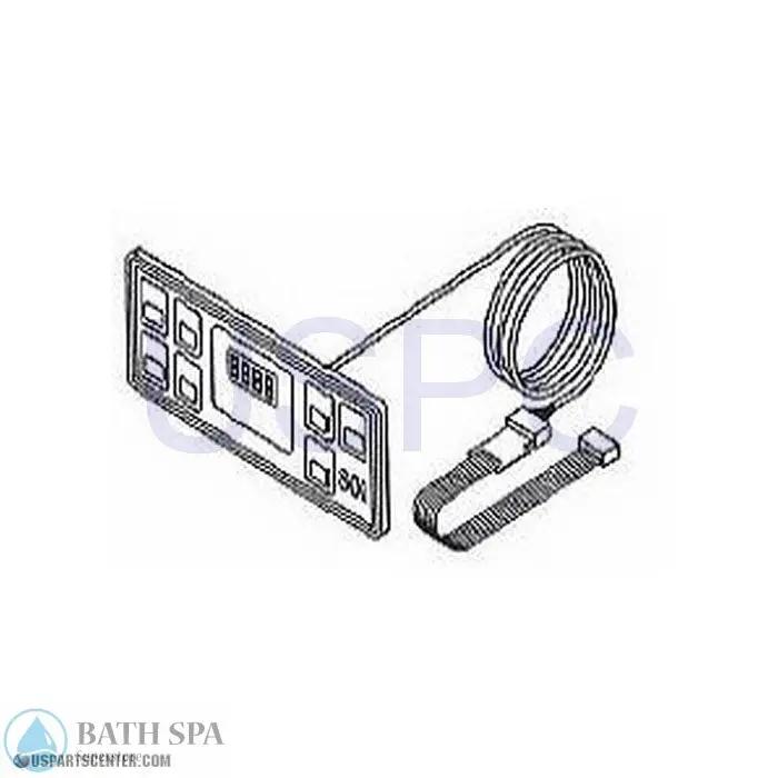 Sundance - 1991-1992 800 Control Panel (40' Cable, 1-Pump) Sundance Spa Parts 6600-149