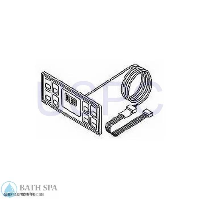 Sundance - 1991-1992 800 Control Panel (40' Cable, 2-Pump) Sundance Spa Parts 6600-150