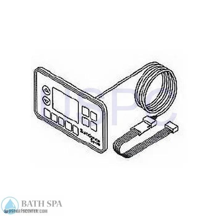 Sundance - 1993-1999 800/850 Control Panel (75' Cable, 2Pump) Sundance Spa Parts 6600-152