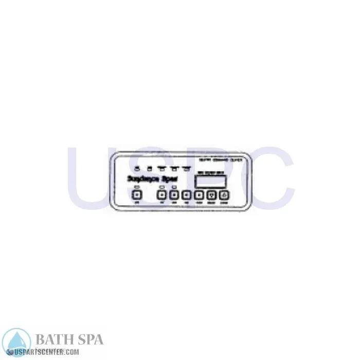 Sundance - 1997-1999 750 Control Panel (1 pump w/Blower) Sundance Spa Parts 6600-710