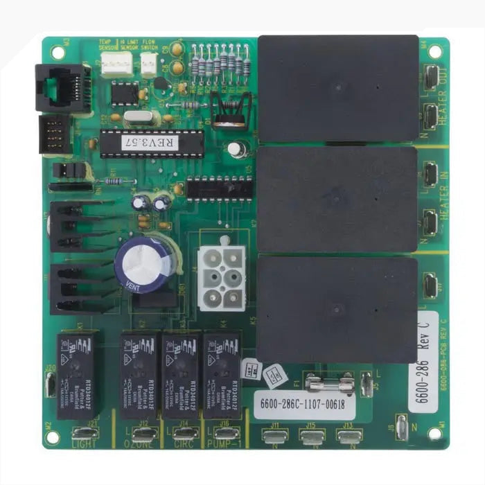 Sundance Spas LX-10 PCB Circuit Board w/circ pump (6600-724) Spa Parts: Spa Circuit Boards (Sundance) 6600-724