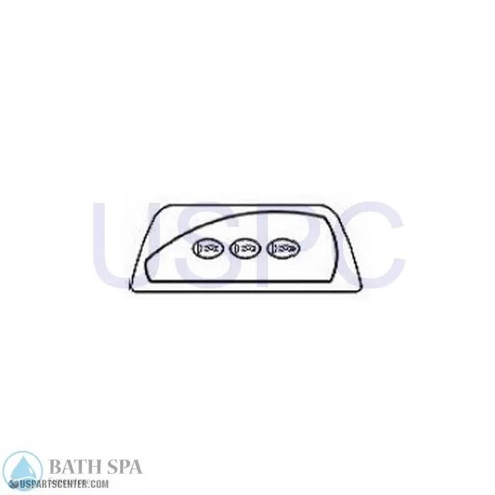 Sundance -1992-1993 800 Control Panel (2 Pump) Sundance Spa Parts 6600-800