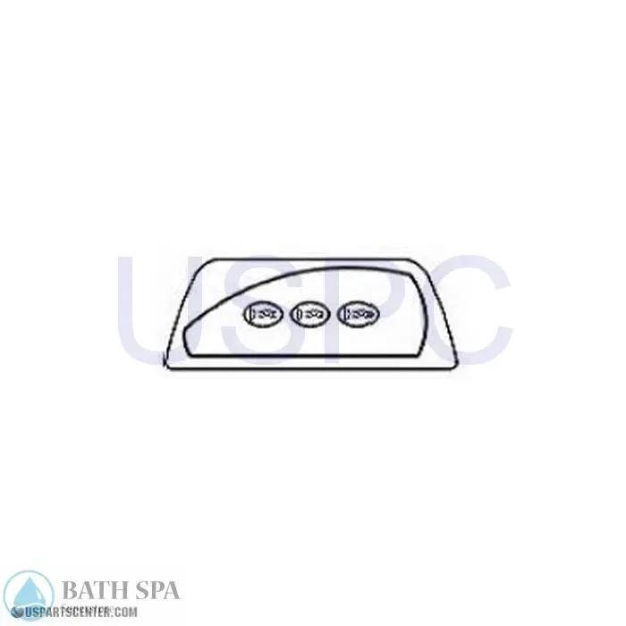Sundance -1992-1993 800 Control Panel (2 Pump) Sundance Spa Parts 6600-800