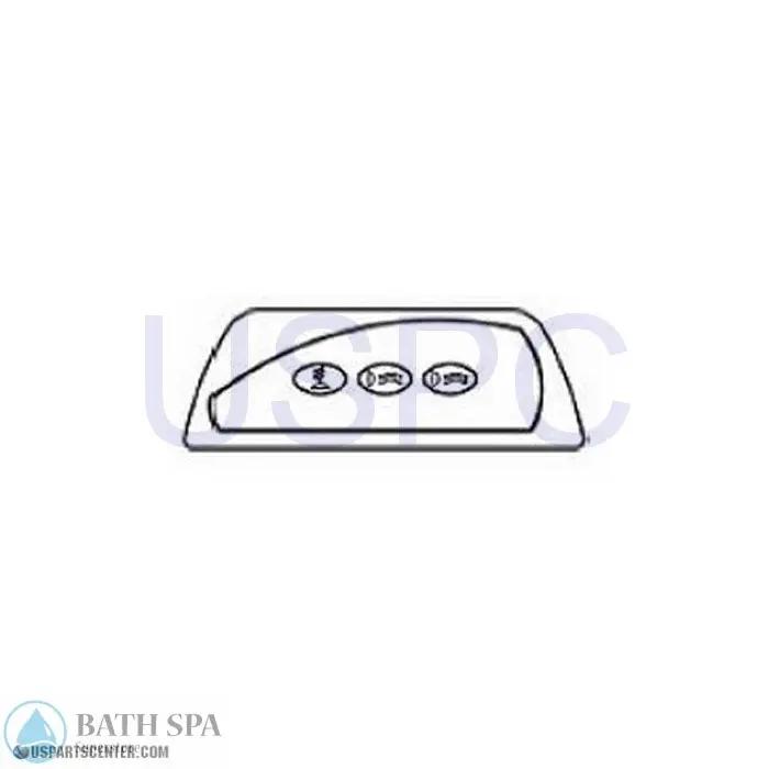 Sundance - 2000 850 Remote Panel(2 Pump) Spa Parts 6600-831
