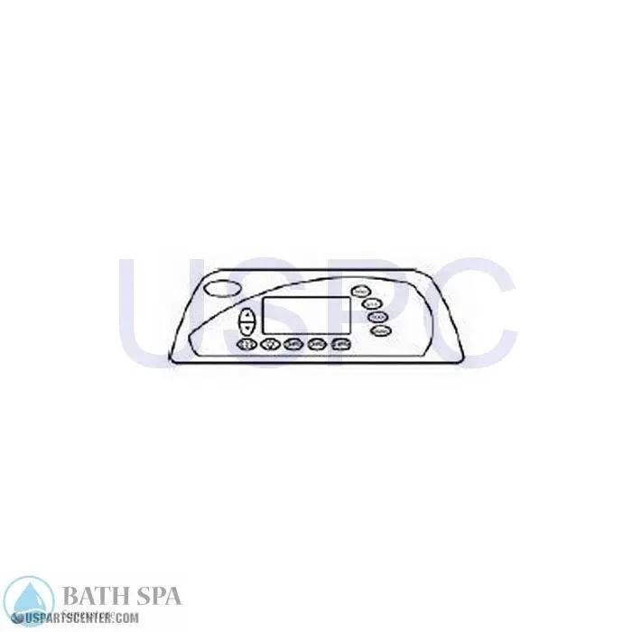 Sundance - 2000 850 Maxxus Control Panel (3 Pump) Spa Parts 6600-840