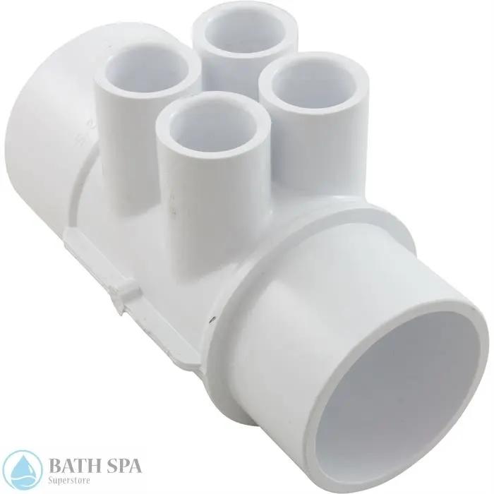 Sundance Manifold, 4-Ports (0.5 " Slip) x 2" Slip x 1.5" Spigot (6450-119) Sundance Spa Parts 672-4250-reverse.1
