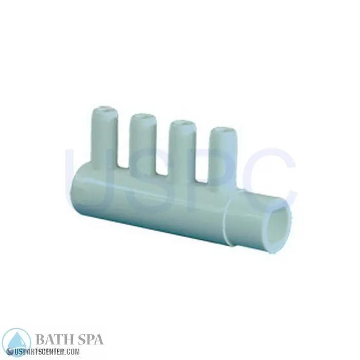 GG (4) 3/8" Smooth Barb x 1/2" Spigot Manifold Spa Parts 72024