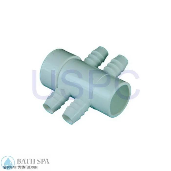 GG Water Manifold - (4) 3/4 B x 1-1/2 S x 1-1/2 Spg Spa Parts 72044_a1da6da7-1b01-4a1d-85c6-67a969e95610
