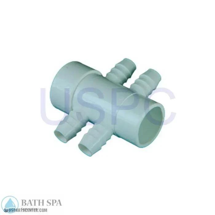 GG Water Manifold - (4) 3/4 B x 1-1/2 S x 1-1/2 Spg Spa Parts 72044_a1da6da7-1b01-4a1d-85c6-67a969e95610