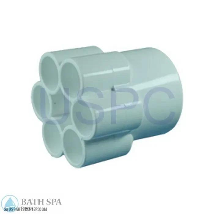GG Water Manifold - (6) 1/2" S x 1.5" S Spa Parts 72056_bc716bb9-7a3c-48f5-ab66-b1c6ba04d9b6