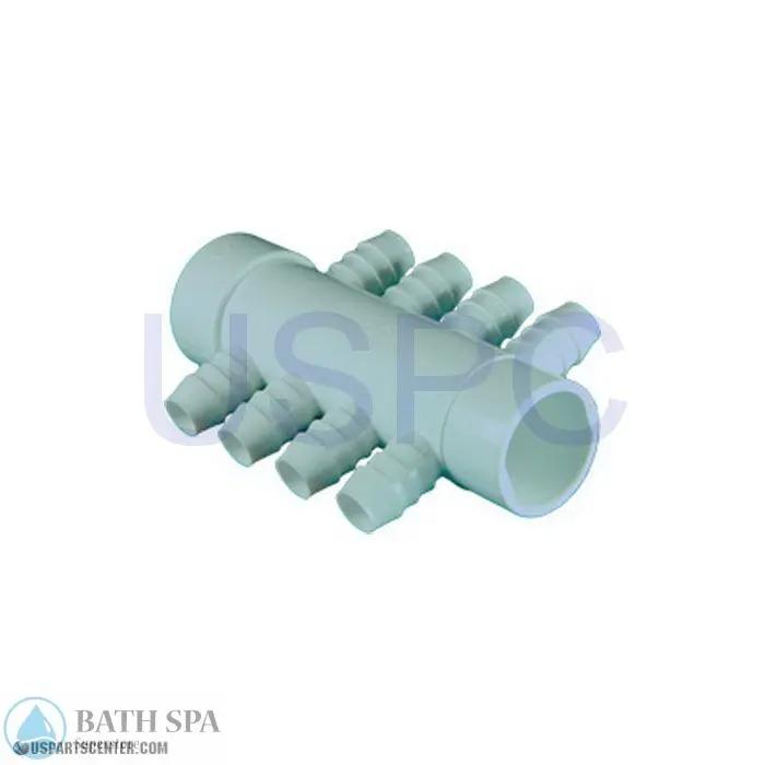 GG Water Manifold - (8) 3/4"B x 1-1/2"S x 1-1/2" Spg Spa Parts 72088_c68effc6-e435-44b3-a388-9f63368a175c