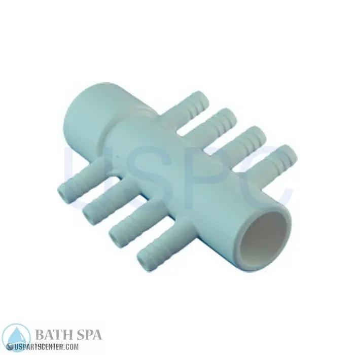 GG Air Manifold - (8) 3/8"B x 1" Slip x 1" Spg Spa Parts 72098