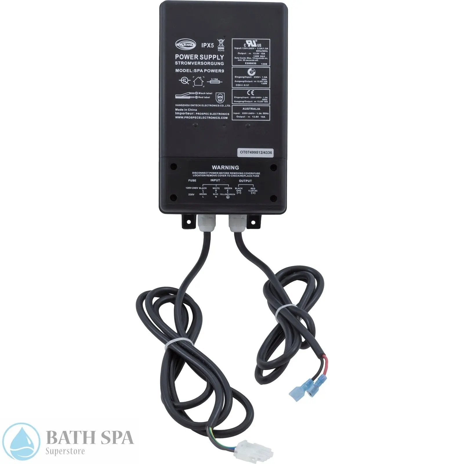 Jensen Power Supply, Milennia, Outdoor, 10A, 115v/230v, Spa Stereo Audio Parts 76-449-1500_XL_317b2b9d-f463-400b-86a6-fd45edb3289d