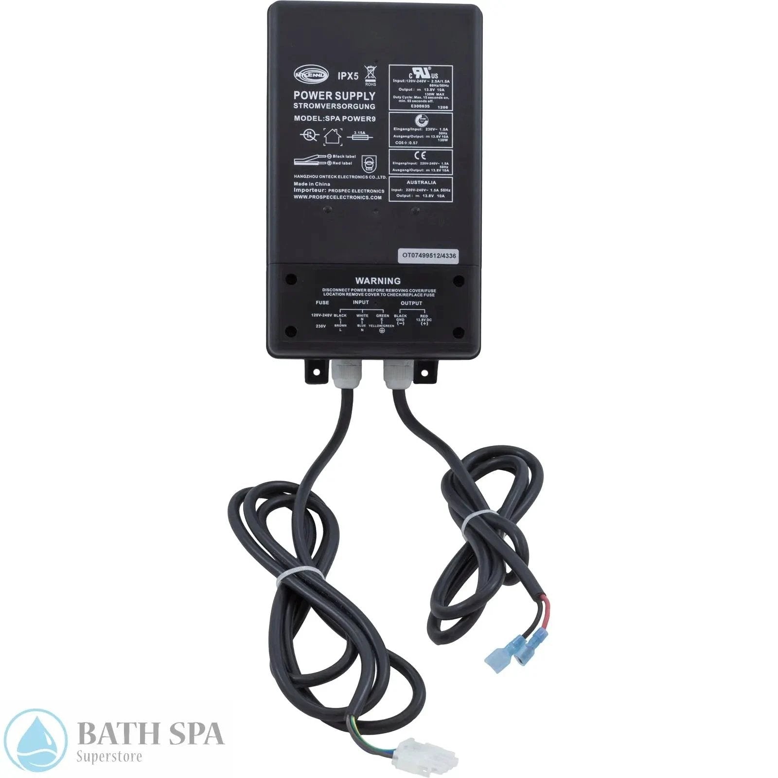 Jensen Power Supply, Milennia, Outdoor, 10A, 115v/230v, Spa Stereo Audio Parts 76-449-1500_XL_317b2b9d-f463-400b-86a6-fd45edb3289d