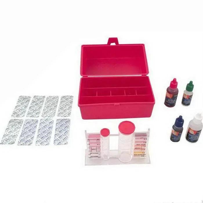 Valterra Blue Devil 4-Way DPD Test Kit (B7443) Water Care Maintenance: Water Test Kits 821271310