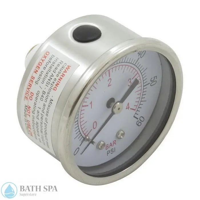 Waterway Clearwater II Waterproof Stainless Steel Pressure Gauge (830-4000SS-B) Water Care Maintenance: Chemical Feeders/Parts 830-4000SS-B