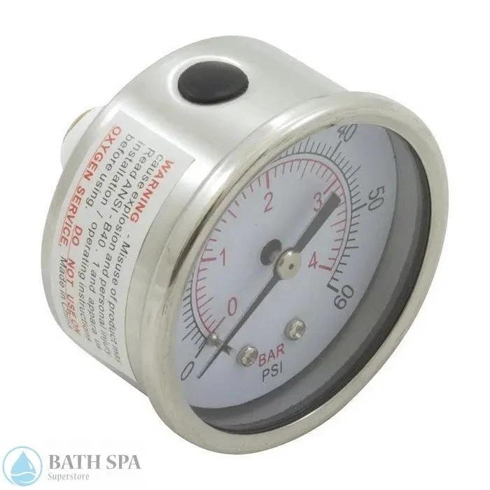 Waterway Clearwater II Waterproof Stainless Steel Pressure Gauge (830-4000SS-B) Water Care Maintenance: Chemical Feeders/Parts 830-4000SS-B