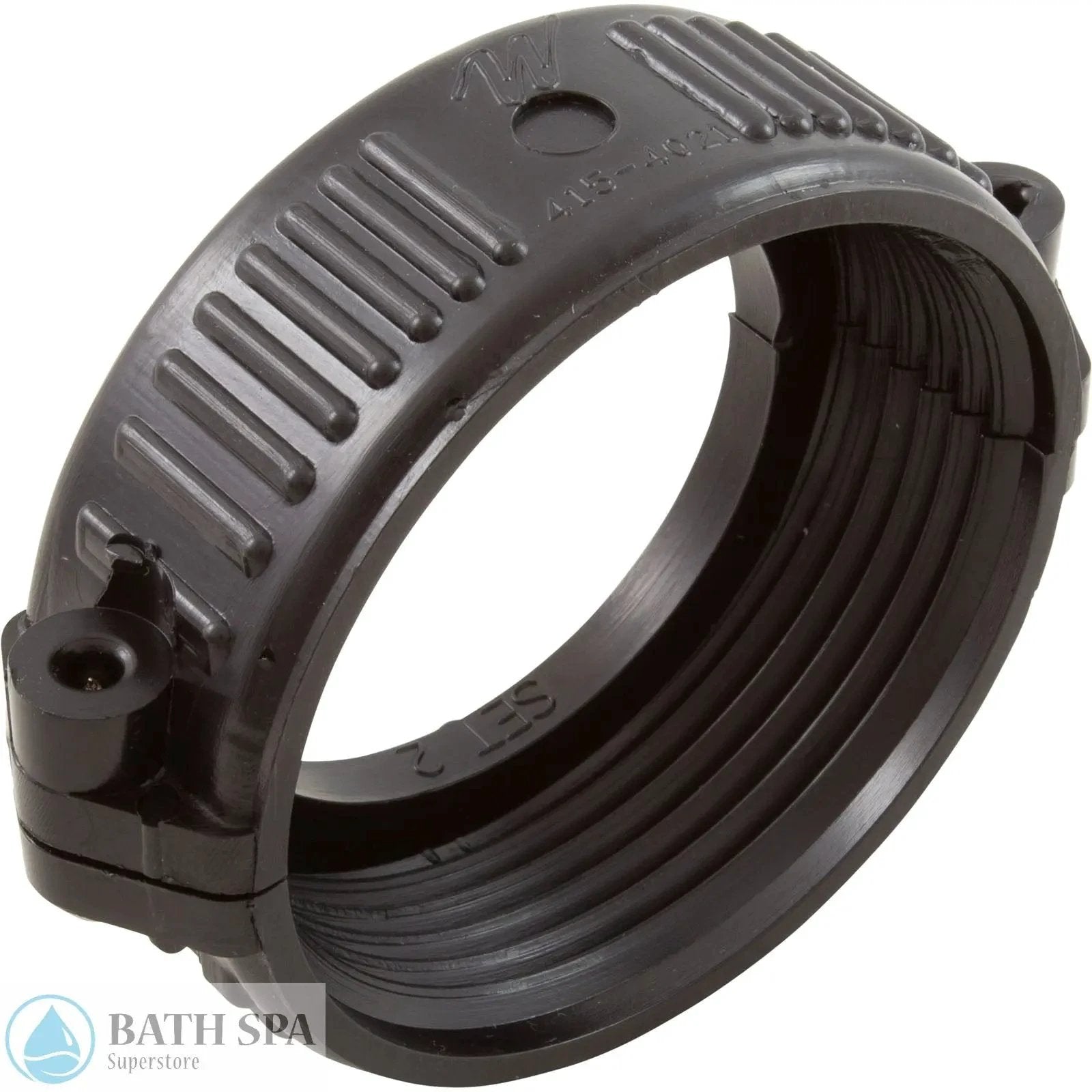 Waterway, Heater Split Nut Union, 1.5" with Screws 400-5491 Spa Parts 89-238-1012_1-REVERSE__XL