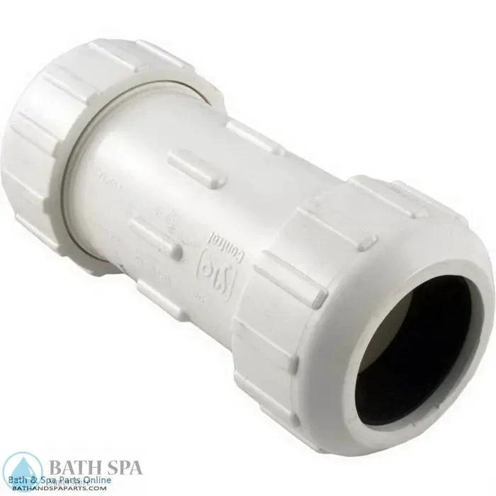 Flo Control 1-1/2" Compression Coupling (11015) PVC Plastic Fittings & Valves: Repair Fittings 89-350-1053_xl