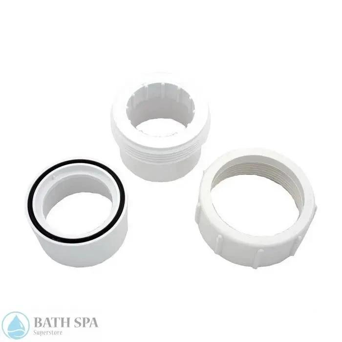 Gecko AquaFlo Pump Union 2 Inch Slip To 2 Inch Slip Durable Connector For Pumps Marine Grade PVC Plastic Fittings & Valves: Unions 89-402-1093_XL