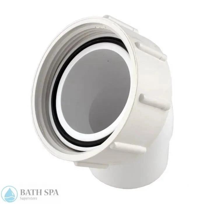 Gecko AquaFlo Pump Union 2 Inch FBT To 2 Inch Spigot 45 Degree Elbow Connector For Pumps PVC Plastic Fittings & Valves: Unions 89-402-1117_XL