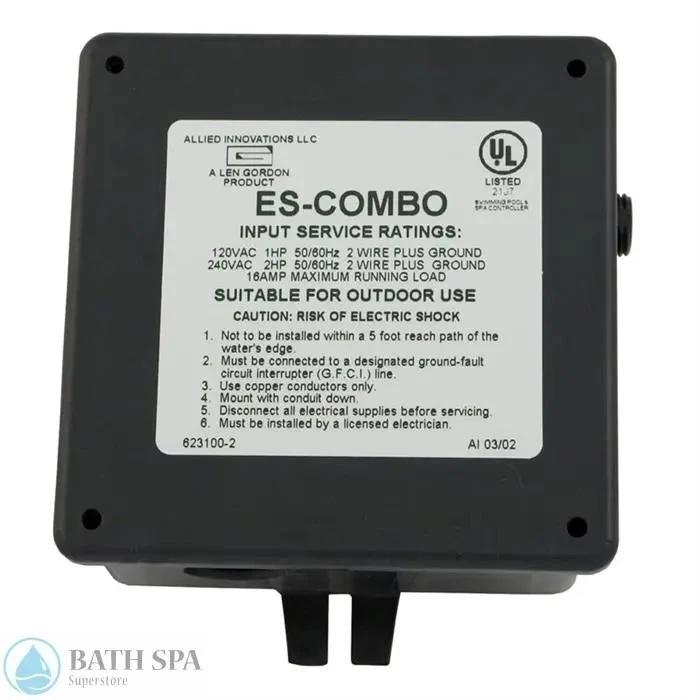 Air Control Box, ES Combo, 115v/230v, 20a Air Swtch (923100-001) Bath Parts: Bath Air Switches 923100-001