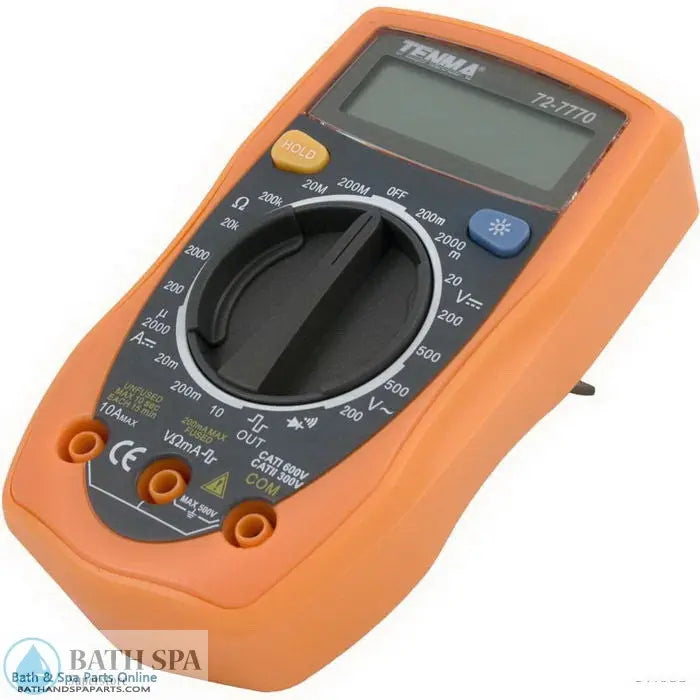Transcat Digital Multimeter W/Leads (02J5547) Spa Parts: Spa Tools - Electric Meters 99-363-1200_xl