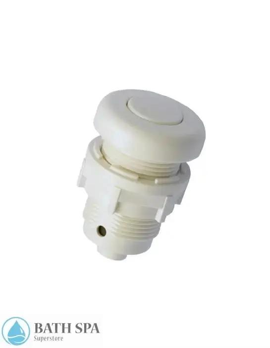 NuWhirl Air Button, 1-3/8" Hole White (AB-11) Bath Parts: Bath Air Buttons (NuWhirl) AB-60_Chrome