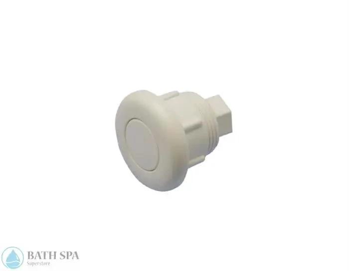 NuWhirl Air Button, Short, White, 1-3/8" Hole (ABS-11) Bath Parts: Bath Air Buttons (NuWhirl) ABS-xx