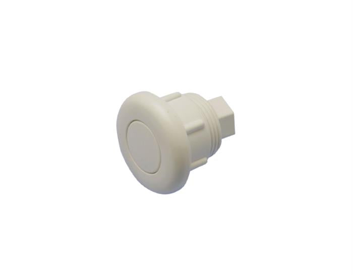 NuWhirl Air Button, Short, White, 1-3/8" Hole (ABS-11)