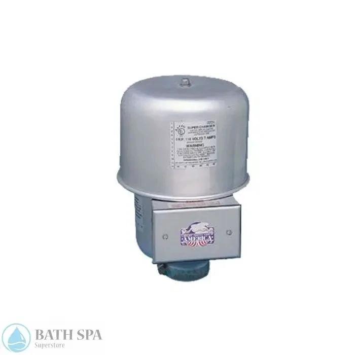 Air Supply Astro 2 HP Top Mount Residential Air Blower 220 240V 6 Amps All Aluminum with Bottom or Side Discharge Bath Parts: Bath Air Blowers Air_Supply_Astro_Blower_0db65a91-5cf2-45cf-b735-c8398076b1a4