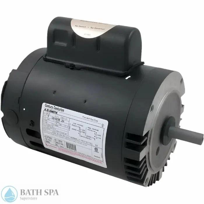 A O Smith Century C Face Three Quarter Horsepower Motor Single Phase 1S Keyed Shaft 115 230 V B121 Spa Pumps & Parts: Spa Pump Motors (C-Face) B121