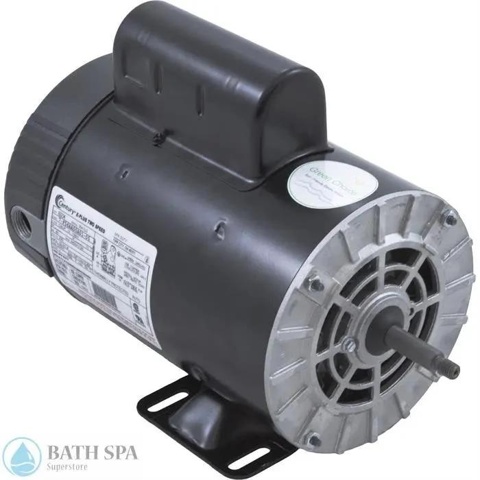 AquaStorm 56FR Motor 3.0 HP 2 Speed 230V Thru Bolt 56J Frame Threaded Shaft Single Phase Spa Pumps B2334