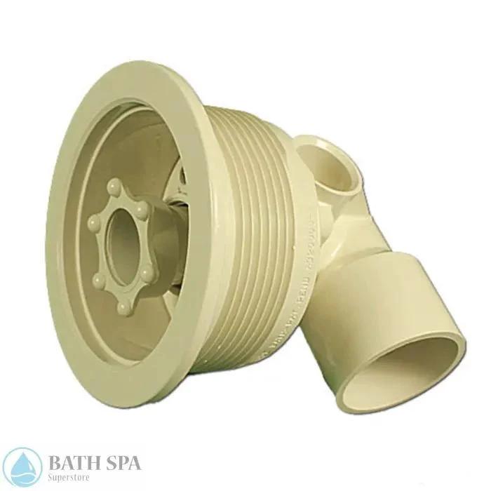 Jacuzzi HTC Complete Jet Almond Whirlpool Bath Jet Assembly For Three And A Half Inch Hole Bath Parts: Bath Jet Trim (Jacuzzi Whirlpool) B785914