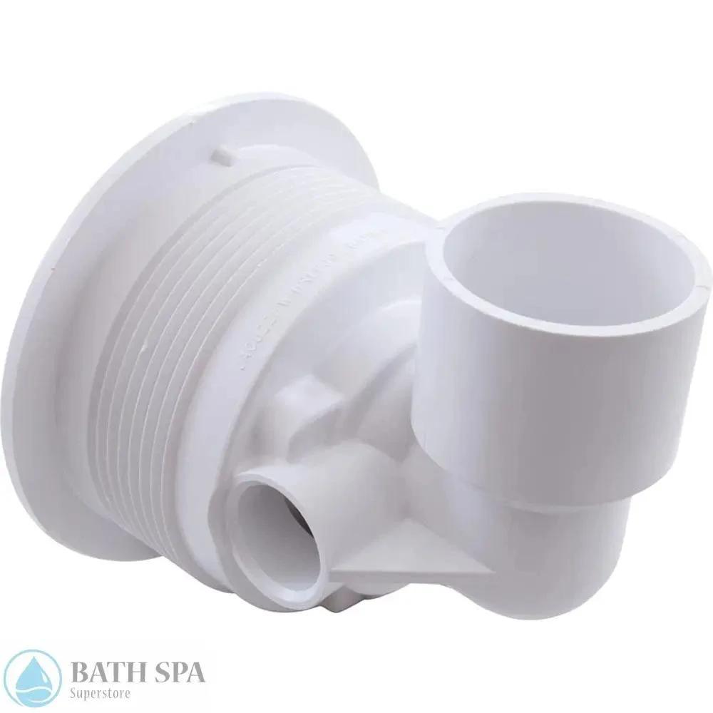 Jacuzzi HTC Complete Jet White Whirlpool Bath Jet (less Nut & Back-up ring) Bath Parts: Bath Jet Trim (Jacuzzi Whirlpool) B785940_back