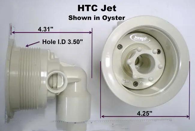 Jacuzzi HTC Complete Jet Oyster (B785969) Bath Parts: Bath Jet Trim (Jacuzzi Whirlpool) B785969