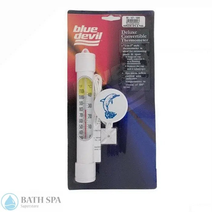 Valterra Blue Devil Floating Submersible Spa Thermometer With Cord (B8155) Spa Accessories: Thermometers B8155
